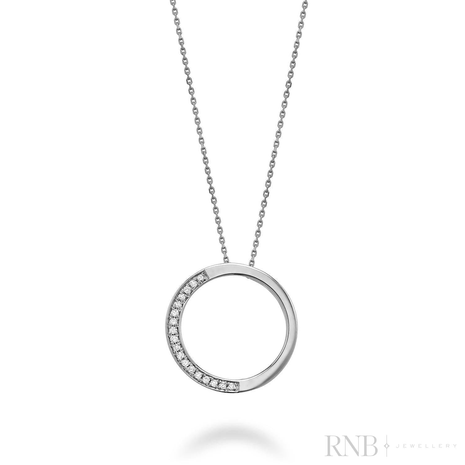 Circle of Life Semi Diamond Pendant