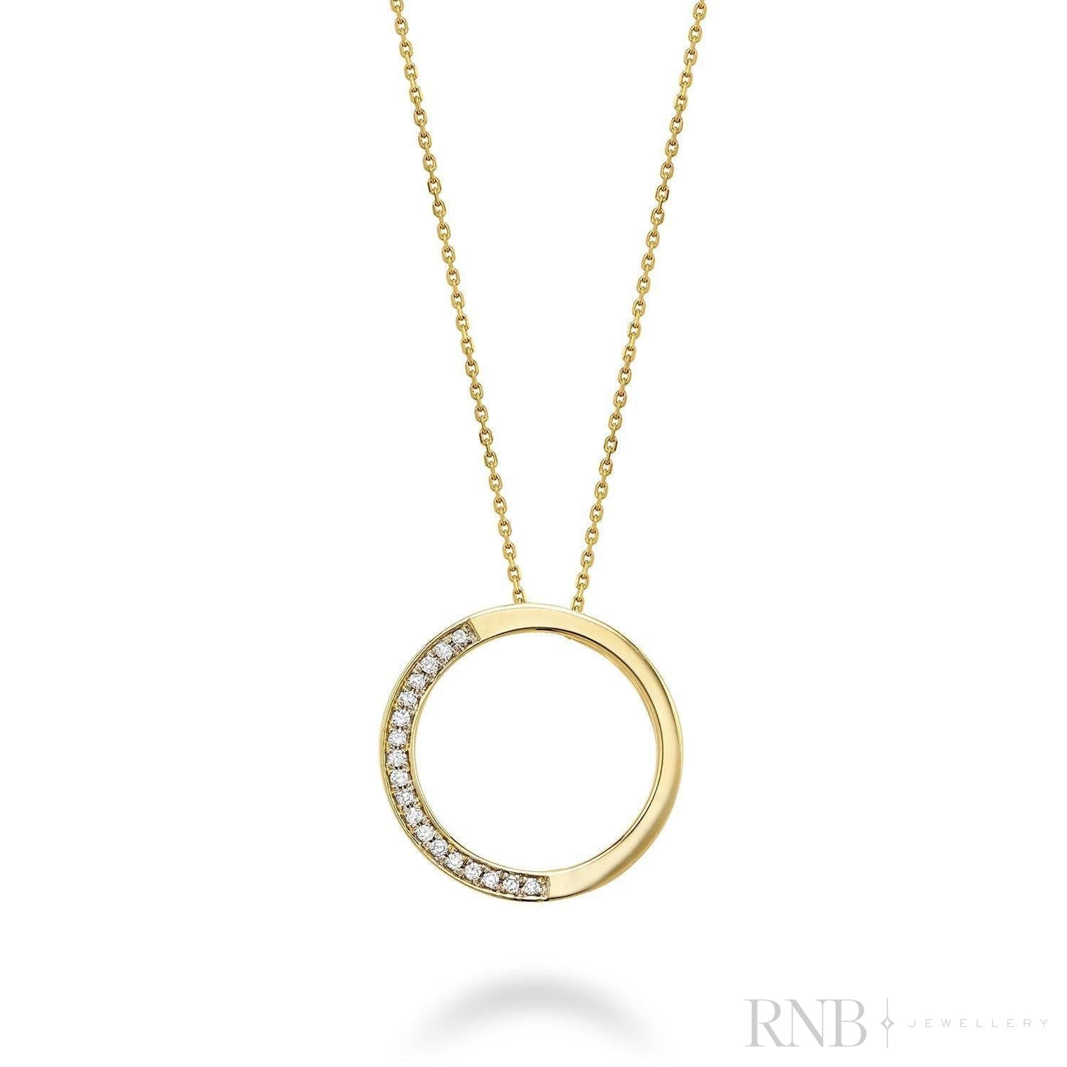 Circle of Life Semi Diamond Pendant