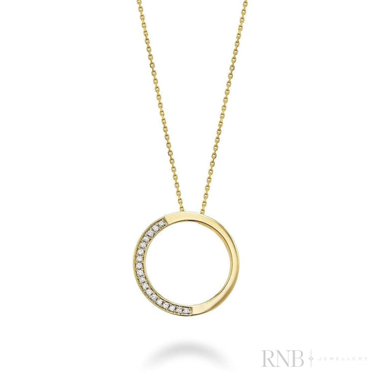 Circle of Life Semi Diamond Pendant