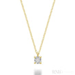 Illusion Solitaire Diamond Pendant