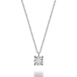 Illusion Solitaire Diamond Pendant