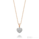 Pave Diamond Heart Pendant