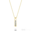 Medium Bar Illusion Diamond Pendant