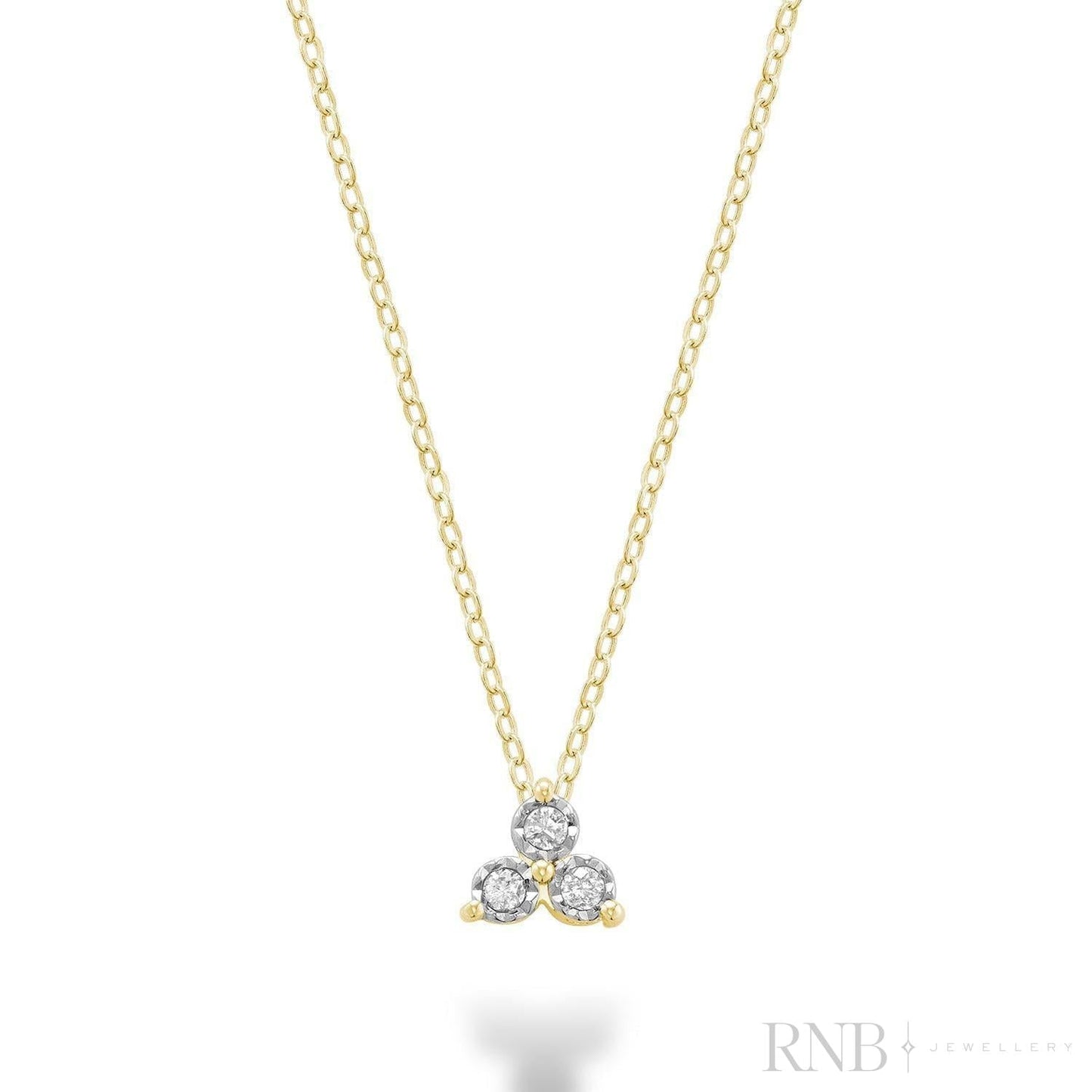 Trinity Illusion Diamond Pendant