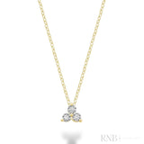 Trinity Illusion Diamond Pendant