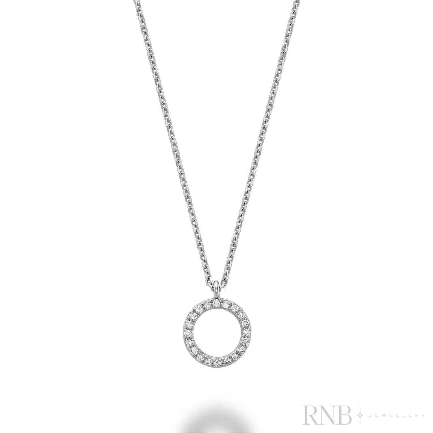 Circle Shape Diamond Pendant