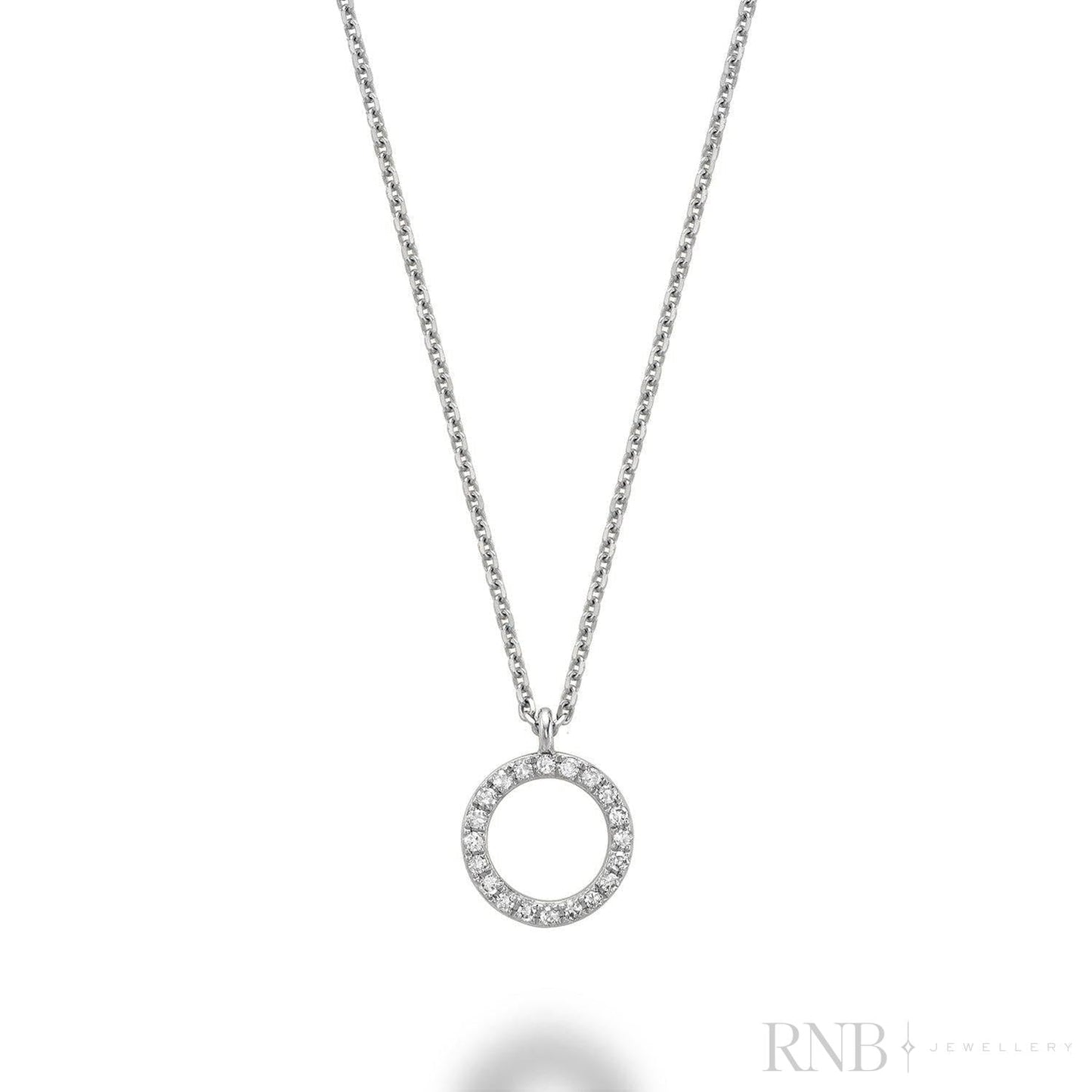 Circle Shape Diamond Pendant