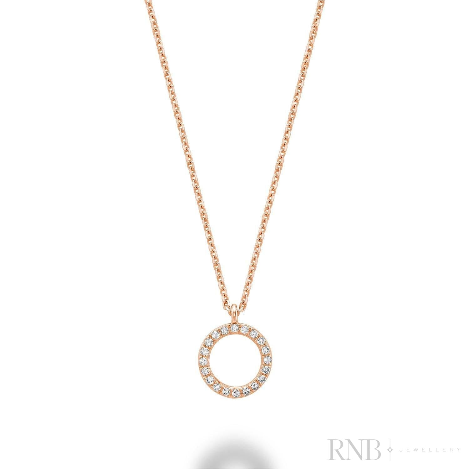 Circle Shape Diamond Pendant