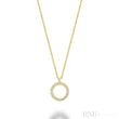 Circle Shape Diamond Pendant
