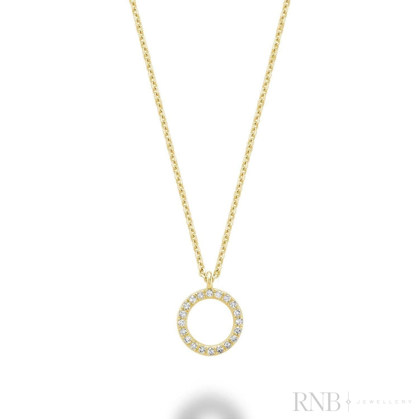 Circle Shape Diamond Pendant
