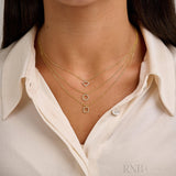 Petite Cushion Shape Diamond Pendant