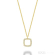 Petite Cushion Shape Diamond Pendant
