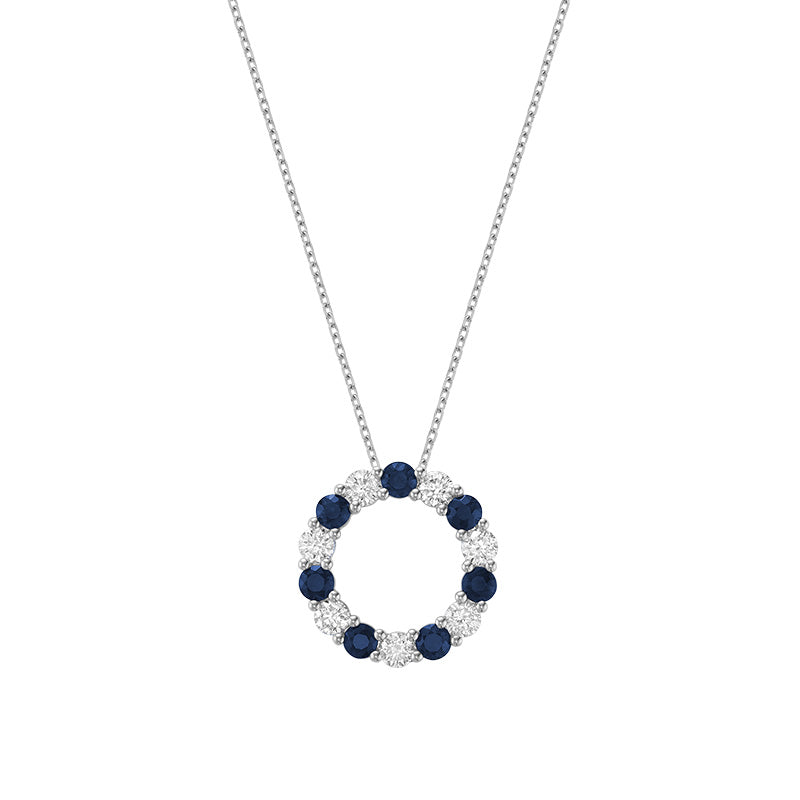 Circle pendant diamond