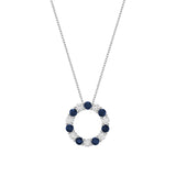 Circle pendant diamond