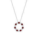 Circle pendant diamond