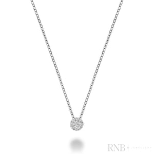 Cluster Diamond Pendant-RNB Jewellery