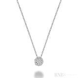 Cluster Diamond Pendant-RNB Jewellery