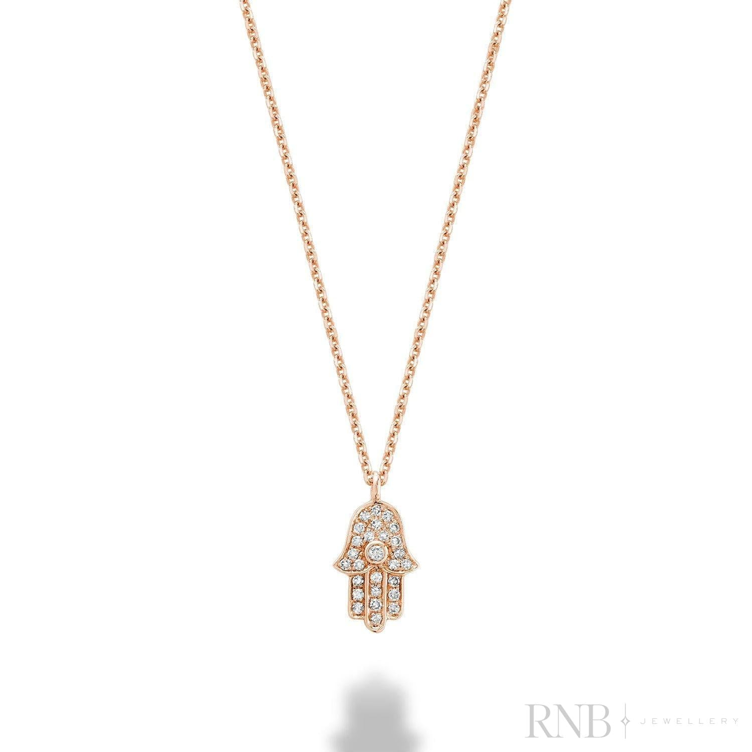 Hamsa Diamond Pendant