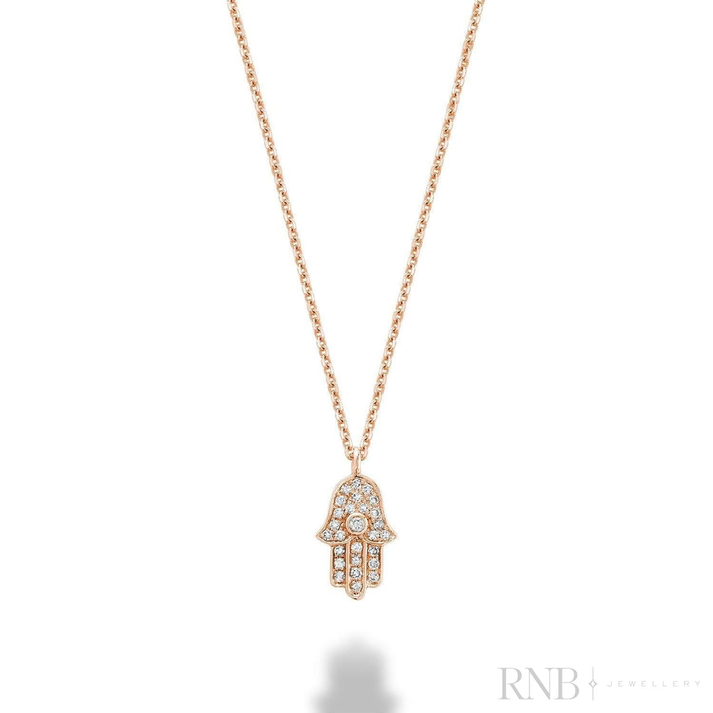 Hamsa Diamond Pendant