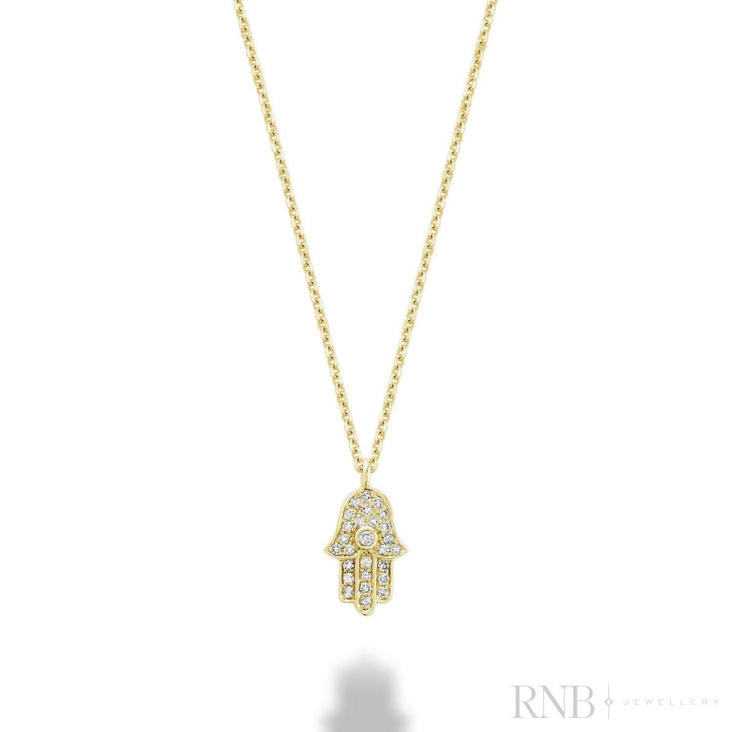 Hamsa Diamond Pendant