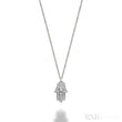 Hamsa Diamond Pendant