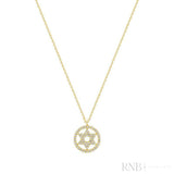Star Of David Diamond Pendant