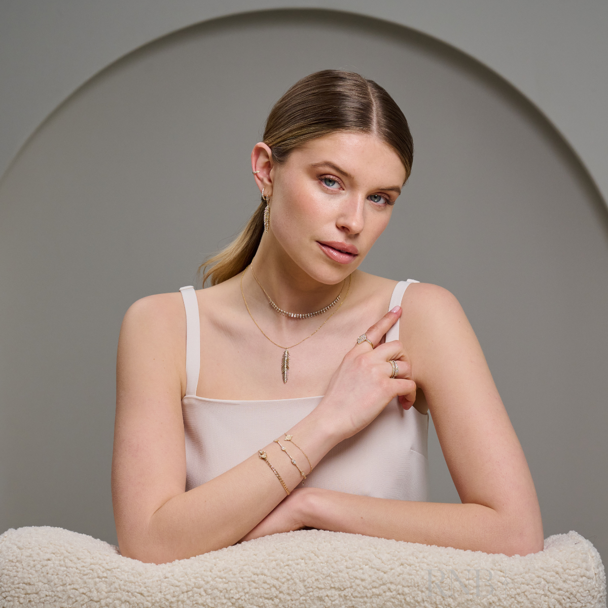 Leaf Diamond Pendant