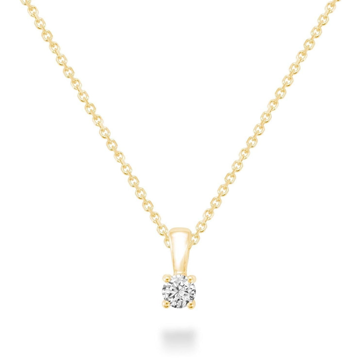 Solitaire Diamond Pendant