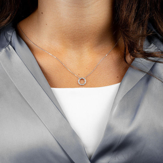 Marquise Circle of Life Diamond Necklace