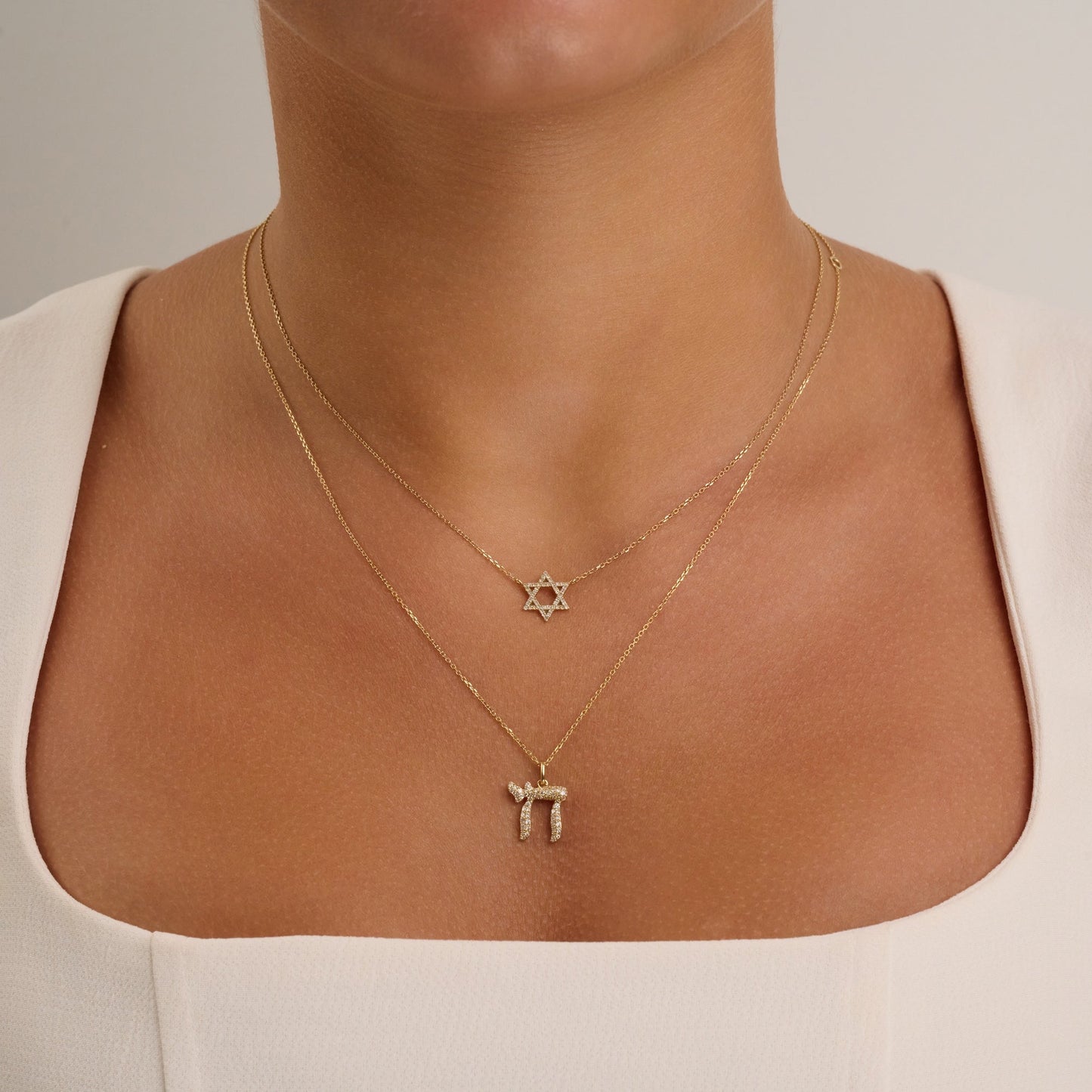 Chai Diamond Pendant