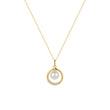 Circle Of Life Diamond & Pearl Pendant