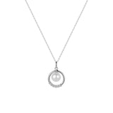 Circle Of Life Diamond & Pearl Pendant