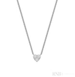 Pave Heart Diamond Pendant