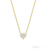 Pave Heart Diamond Pendant