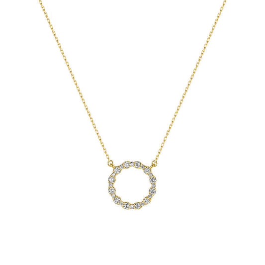 Elegant Circle Of Life Diamond Pendant