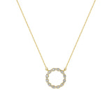 Elegant Circle Of Life Diamond Pendant