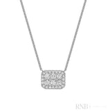 Large Pave Diamond Pendant
