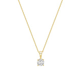 Lab Grown Solitaire Pendant