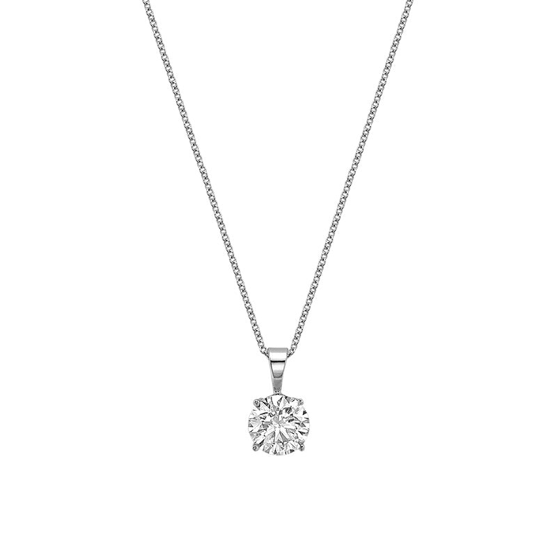 Lab Grown Solitaire Pendant