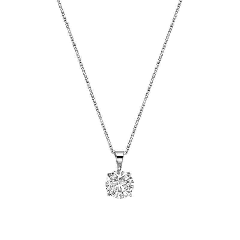Lab Grown Solitaire Pendant