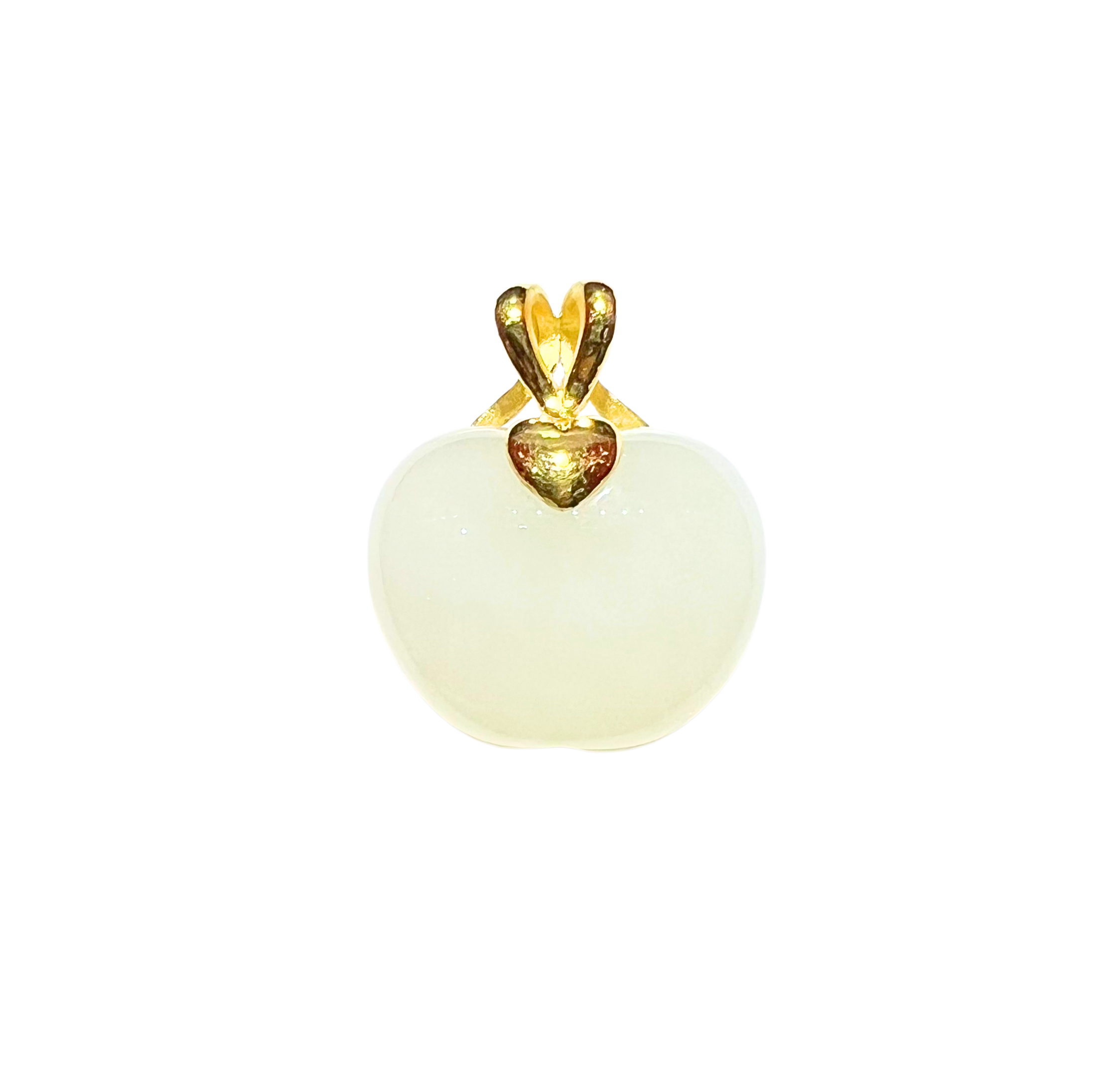 24K Hetian Jade Pendant (Apple)
