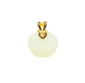 24K Hetian Jade Pendant (Apple)