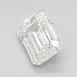 1.43ct Emerald Lab Grown Diamond (Colour D, Clarity IF, Cut EX, IGI Certified)
