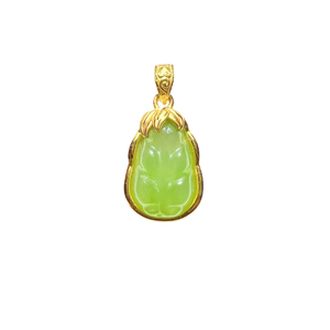 24K Hetian Jade Pendant