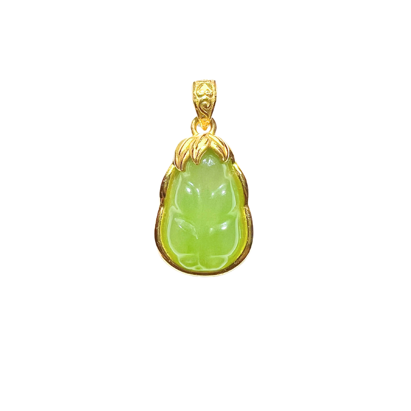 24K Hetian Jade Pendant