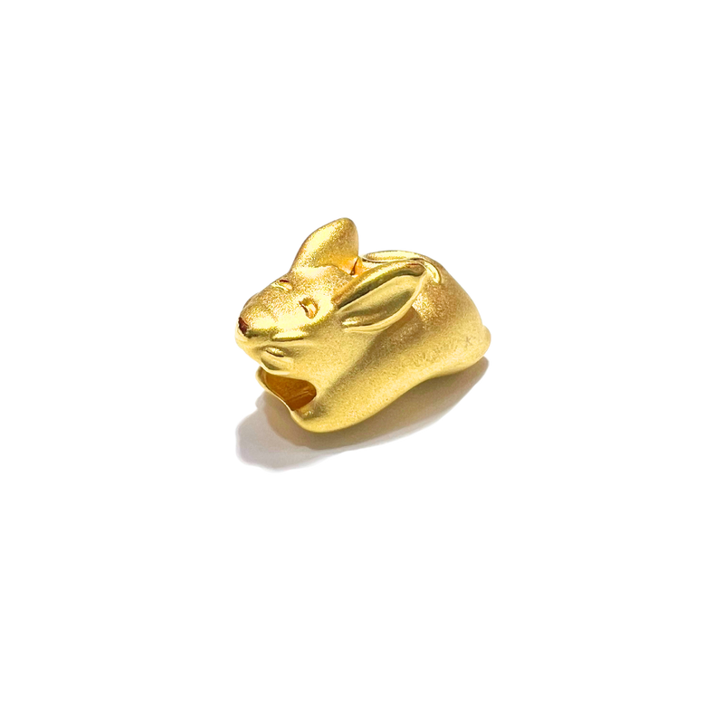 24 Gold Chinese Zodiac Charm (Rat)