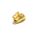 24 Gold Chinese Zodiac Charm (Rat)