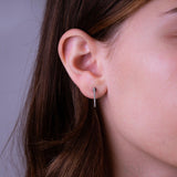 Diamond Huggie Earrings