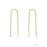 Dangle Chain Diamond Earrings