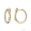 Diamond Loop Earrings